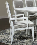 Aico Furniture Horizons Arm Chair in Cloud White (Set of 2) - Furniture Now (CA)