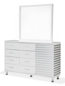 Aico Horizons Wall Mirror in Cloud White - Furniture Now (CA)