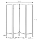 Haidera Four-Panel Room Divider