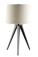 Sabat Tripod Base Table Lamp Black and Light Grey - Furniture Now (CA)
