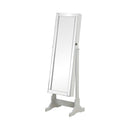 Yvonne Storage Jewelry Cheval Mirror Grey - Furniture Now (CA)