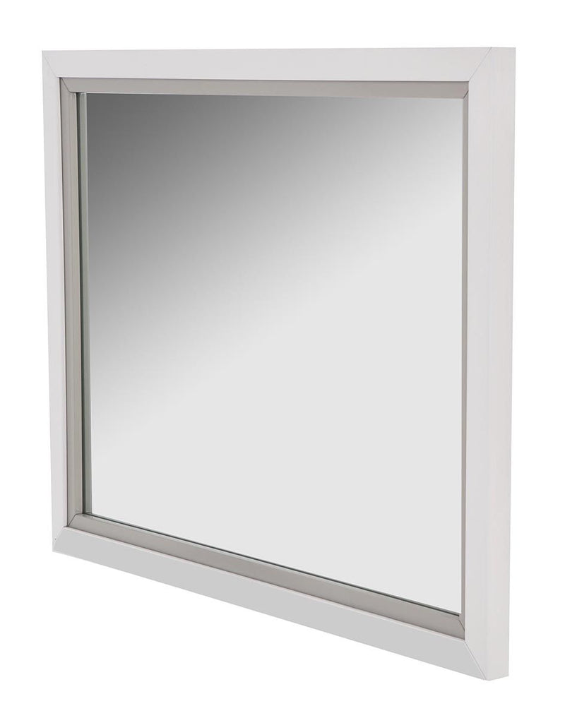 AICO Sky Tower Dresser Mirror in White Cloud - Furniture Now (CA)