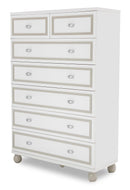 AICO Sky Tower 7 Drawer Chest in White Cloud - Furniture Now (CA)