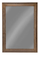 Odafin Rectangle Floor Mirror Distressed Brown - Furniture Now (CA)