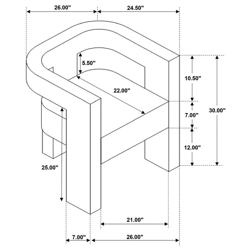 Petra Accent Chair - Furniture Now (CA)