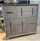 AICO Furniture Lotus Bay"5 Drawer & 2 Door Chest in Sand image