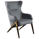 Walker Upholstered Accent Chair Slate and Bronze - Furniture Now (CA)