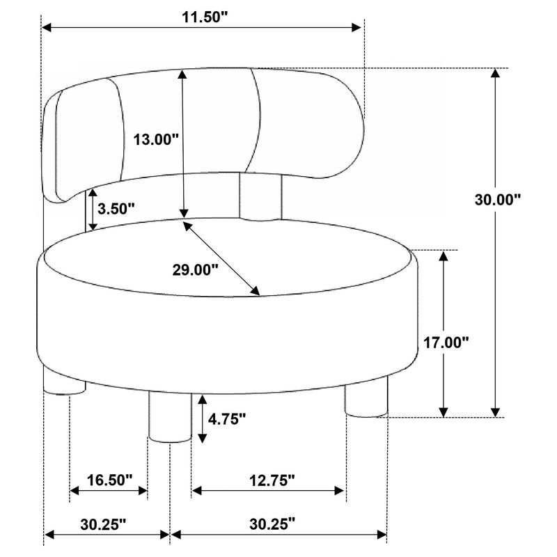 Zonie Accent Chair - Furniture Now (CA)