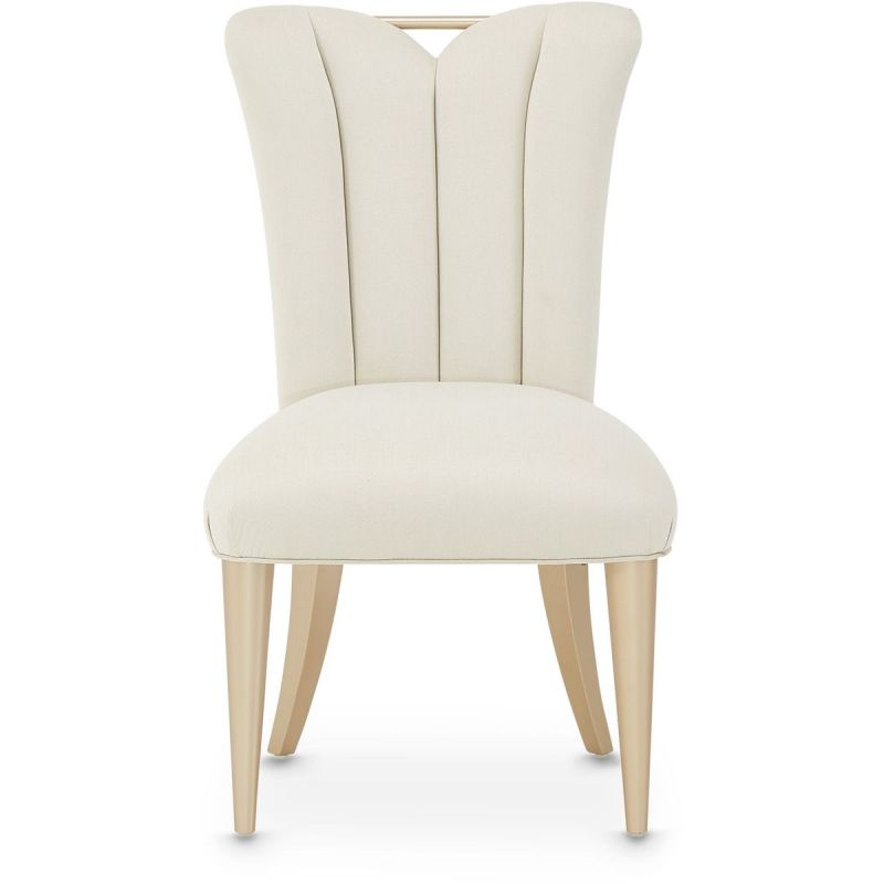 AICO La Rachelle Side Chair in Medium Champagne (Set of 2) image