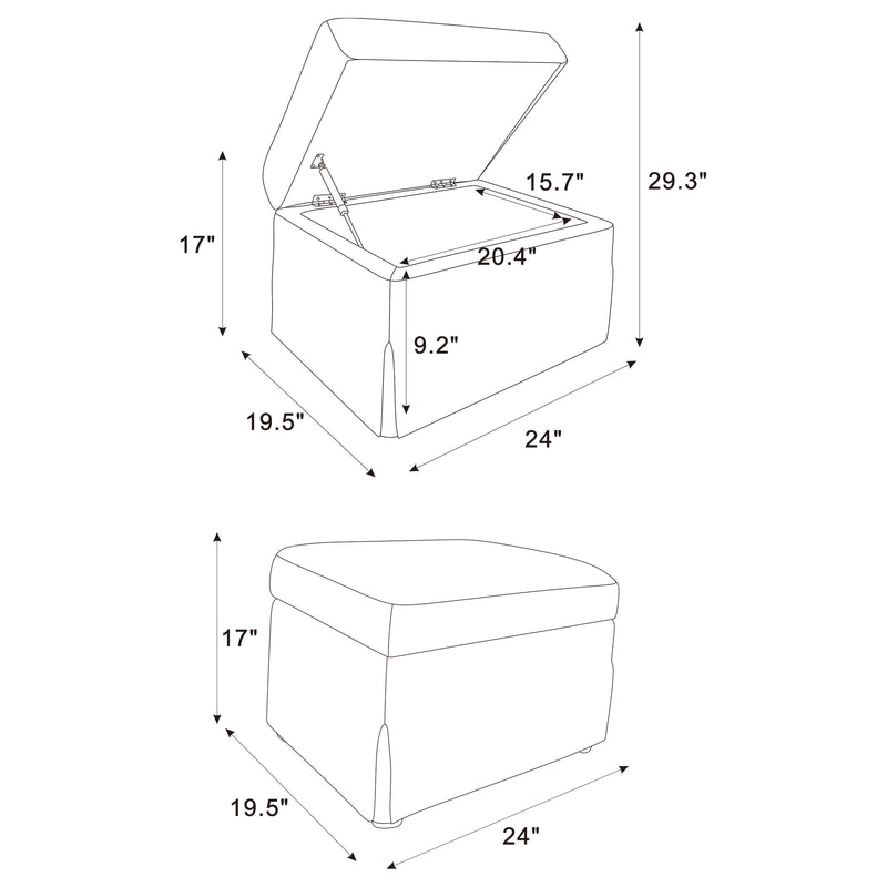 Winter Ottomans - Furniture Now (CA)
