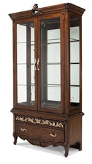 Aico Platine de Royale Curio in Light Espresso 09505-229 - Furniture Now (CA)