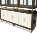 AICO Belmont Place Buffet with China Top in Espresso - Furniture Now (CA)