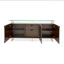 AICO Belmont Place Sideboard in Espresso - Furniture Now (CA)