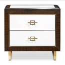 AICO Belmont Place Nightstand in Espresso - Furniture Now (CA)