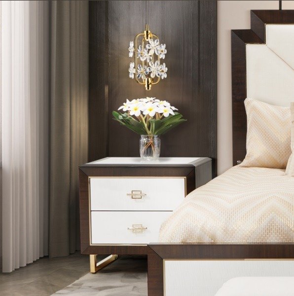 AICO Belmont Place Nightstand in Espresso - Furniture Now (CA)