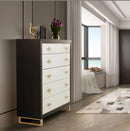 AICO Furniture Penthouse 5 Drawer Chest in Espresso - Furniture Now (CA)