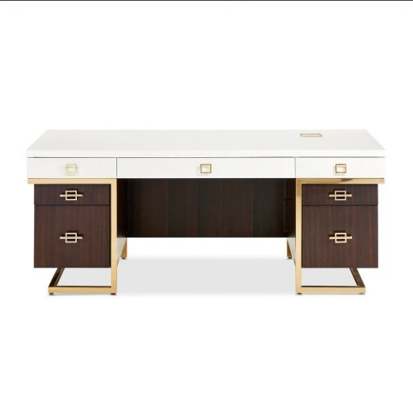 AICO Belmont Place Desk in Espresso - Furniture Now (CA)
