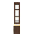 AICO Belmont Place Display Cabinet in Espresso - Furniture Now (CA)
