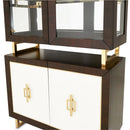 AICO Belmont Place Display Cabinet in Espresso - Furniture Now (CA)