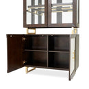AICO Belmont Place Display Cabinet in Espresso - Furniture Now (CA)