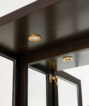 AICO Belmont Place Display Cabinet in Espresso - Furniture Now (CA)