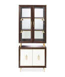 AICO Belmont Place Display Cabinet in Espresso - Furniture Now (CA)