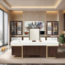 AICO Belmont Place Desk Chair in Espresso - Furniture Now (CA)