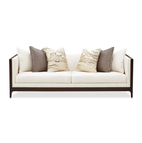 AICO Furniture Belmont Place Sofa in Espresso - Furniture Now (CA)