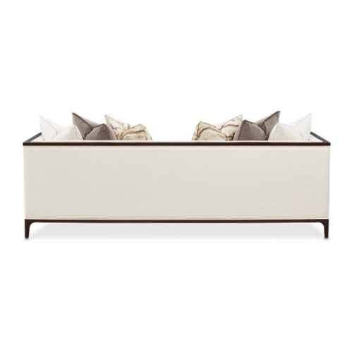 AICO Furniture Belmont Place Sofa in Espresso - Furniture Now (CA)