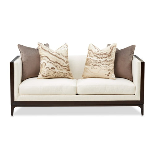 AICO Furniture Belmont Place Loveseat in Espresso - Furniture Now (CA)
