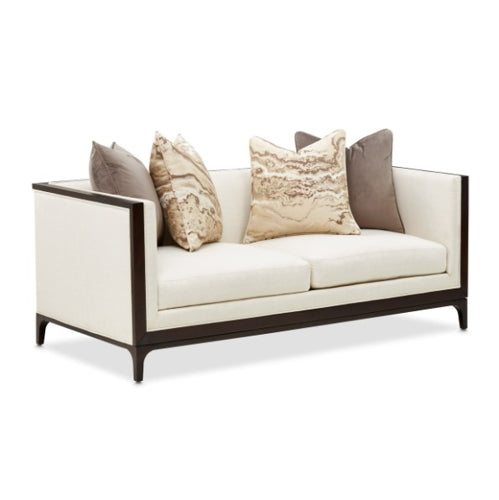 AICO Furniture Belmont Place Loveseat in Espresso - Furniture Now (CA)