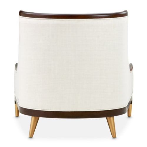 AICO Furniture Belmont Place Accent Chair in Espresso - Furniture Now (CA)