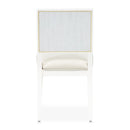 AICO Furniture Palm Gate Side Chair (Set of 2) in Cloud White - Furniture Now (CA)