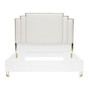 AICO Furniture Palm Gate King Platform Bed in Cloud White - Furniture Now (CA)