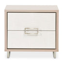 AICO Furniture Palm Gate Nightstand in Clay - Furniture Now (CA)