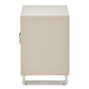 AICO Furniture Palm Gate Nightstand in Clay - Furniture Now (CA)