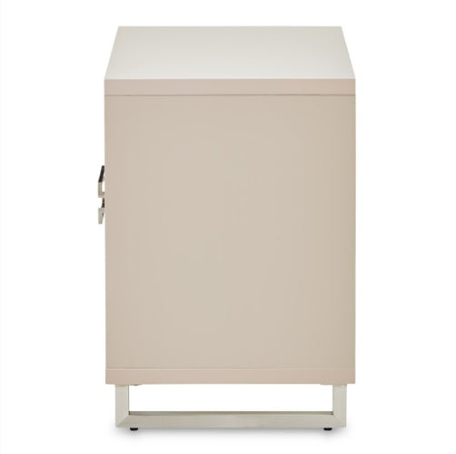 AICO Furniture Palm Gate Nightstand in Clay - Furniture Now (CA)