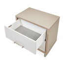 AICO Furniture Palm Gate Nightstand in Clay - Furniture Now (CA)