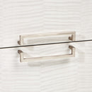 AICO Furniture Palm Gate Nightstand in Clay - Furniture Now (CA)