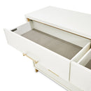 AICO Furniture Palm Gate Dresser in Cloud White - Furniture Now (CA)