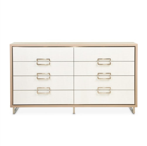 AICO Furniture Palm Gate Dresser in Clay - Furniture Now (CA)