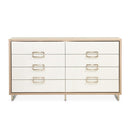 AICO Furniture Palm Gate Dresser in Clay - Furniture Now (CA)