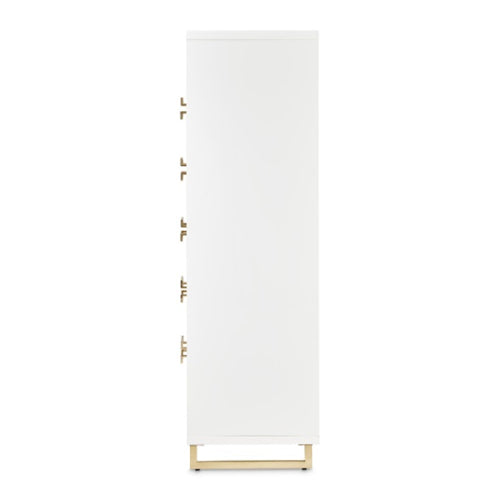 AICO Furniture Palm Gate 6 Drawer Chest in Cloud White - Furniture Now (CA)