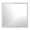 AICO Furniture Palm Gate Wall Mirror in Cloud White - Furniture Now (CA)