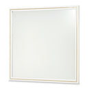 AICO Furniture Palm Gate Wall Mirror in Cloud White - Furniture Now (CA)