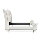 AICO Furniture Tuxedo California King Upholstered Bed in Piano Keyboard - Furniture Now (CA)