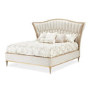 AICO Furniture St.Charles Queen Upholstered Bed in Dove Gray image