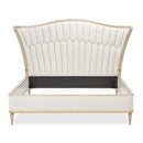 AICO Furniture St.Charles California King Upholstered Bed in Dove Gray - Furniture Now (CA)