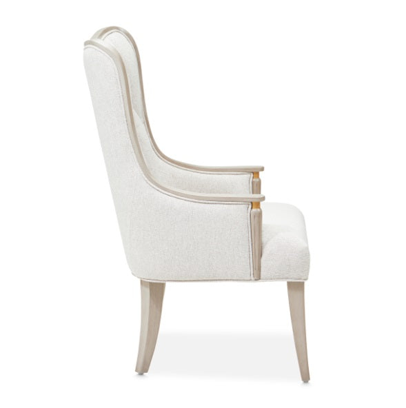 AICO Furniture St. Charles Arm Chair (Set of 2) in Dove Gray - Furniture Now (CA)