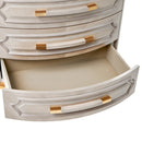 AICO Furniture St.Charles 3 Drawer Nightstand in Dove Gray - Furniture Now (CA)